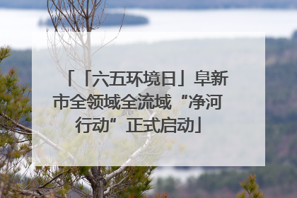 「六五环境日」阜新市全领域全流域“净河行动”正式启动