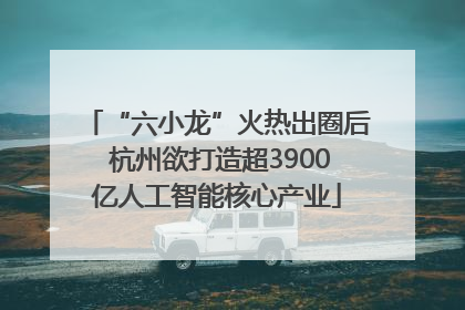 “六小龙”火热出圈后 杭州欲打造超3900亿人工智能核心产业