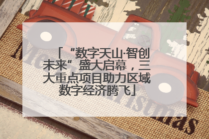 “数字天山·智创未来”盛大启幕，三大重点项目助力区域数字经济腾飞