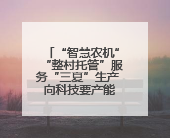 “智慧农机”“整村托管”服务“三夏”生产 向科技要产能筑牢丰产基础
