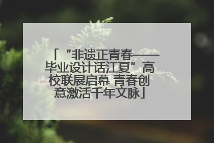 “非遗正青春——毕业设计话江夏”高校联展启幕 青春创意激活千年文脉