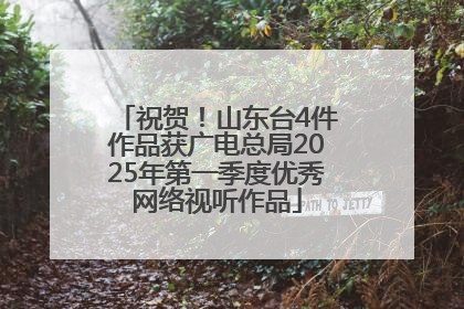 祝贺！山东台4件作品获广电总局2025年第一季度优秀网络视听作品