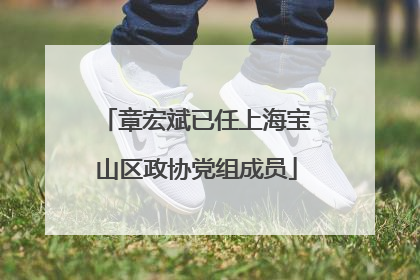 章宏斌已任上海宝山区政协党组成员