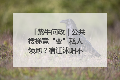 紫牛问政｜公共楼梯竟“变”私人领地？宿迁沭阳不动产登记引质疑