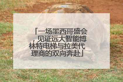 一场墨西哥盛会，见证远大智能博林特电梯与拉美代理商的双向奔赴