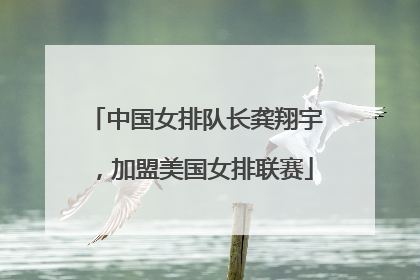中国女排队长龚翔宇，加盟美国女排联赛