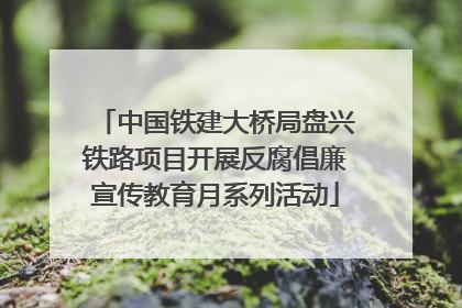 中国铁建大桥局盘兴铁路项目开展反腐倡廉宣传教育月系列活动