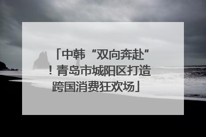 中韩“双向奔赴”！青岛市城阳区打造跨国消费狂欢场
