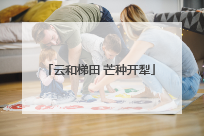 云和梯田 芒种开犁