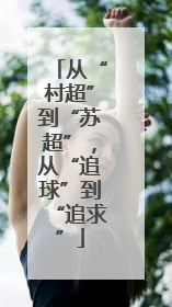 从“村超”到“苏超”，从“追球”到“追求”