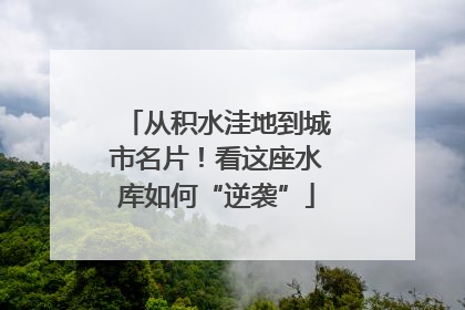 从积水洼地到城市名片！看这座水库如何“逆袭”