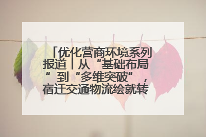 优化营商环境系列报道丨从“基础布局”到“多维突破”，宿迁交通物流绘就转型增效新画卷