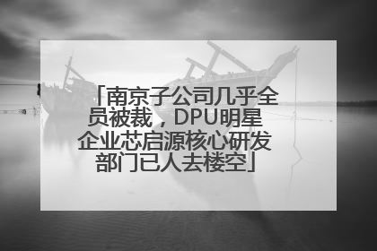 南京子公司几乎全员被裁，DPU明星企业芯启源核心研发部门已人去楼空