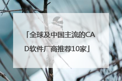 全球及中国主流的CAD软件厂商推荐10家