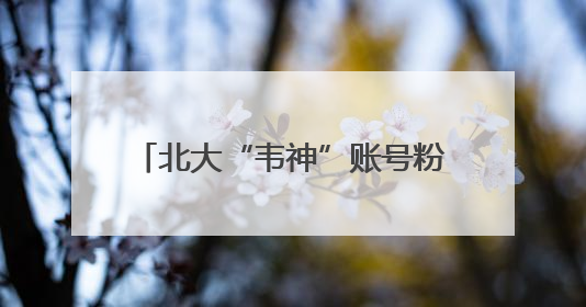 北大“韦神”账号粉丝破200万！家属回应韦东奕牙齿问题，称其暂不考虑直播