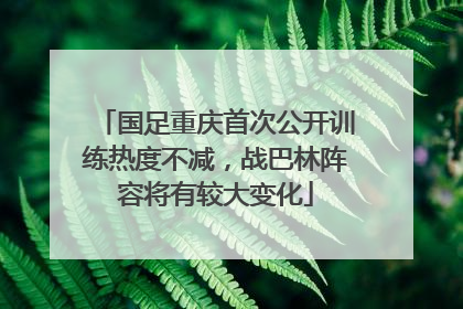 国足重庆首次公开训练热度不减，战巴林阵容将有较大变化