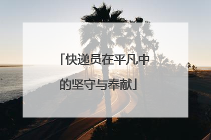 快递员在平凡中的坚守与奉献
