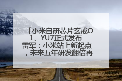 小米自研芯片玄戒O1、YU7正式发布 雷军：小米站上新起点，未来五年研发翻倍再投2000亿元