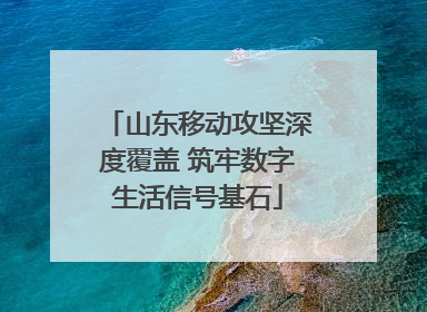 山东移动攻坚深度覆盖 筑牢数字生活信号基石