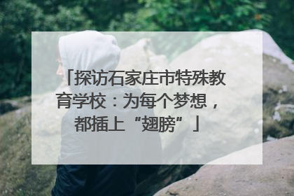 探访石家庄市特殊教育学校：为每个梦想，都插上“翅膀”