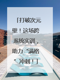 打破次元壁！这场跨系统实训，助力“满格”冲刺！
