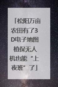松阳万亩农田有了3D电子地图 植保无人机也能“上夜班”了