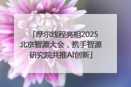 摩尔线程亮相2025北京智源大会，携手智源研究院共推AI创新
