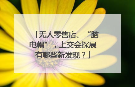 无人零售店、“脑电帽”，上交会探展有哪些新发现？