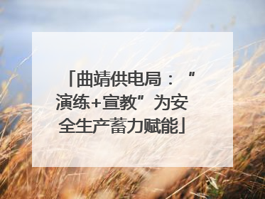 曲靖供电局：“演练+宣教”为安全生产蓄力赋能
