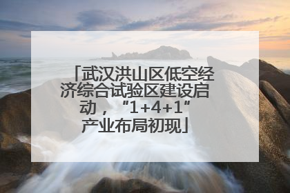 武汉洪山区低空经济综合试验区建设启动，“1+4+1”产业布局初现