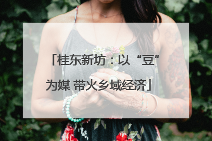 桂东新坊：以“豆”为媒 带火乡域经济