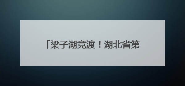 梁子湖竞渡！湖北省第十七届龙舟大赛收官