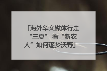 海外华文媒体行走“三夏” 看“新农人”如何逐梦沃野
