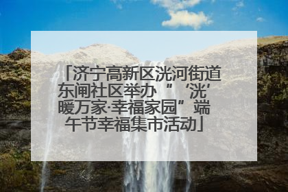 济宁高新区洸河街道东闸社区举办“‘洸’暖万家·幸福家园”端午节幸福集市活动