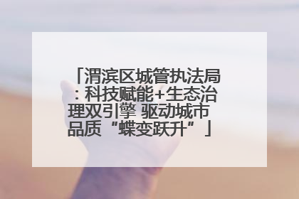 渭滨区城管执法局：科技赋能+生态治理双引擎 驱动城市品质“蝶变跃升”