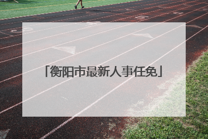 衡阳市最新人事任免