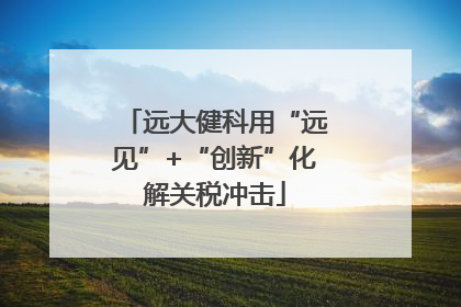 远大健科用“远见”+“创新”化解关税冲击