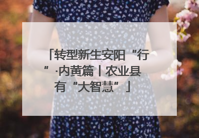 转型新生安阳“行”·内黄篇丨农业县有“大智慧”