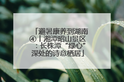 避暑康养到湖南④丨湘潭昭山景区：长株潭“绿心”深处的诗意栖居