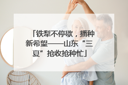 铁犁不停歇，播种新希望——山东“三夏”抢收抢种忙