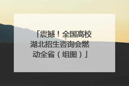 震撼！全国高校湖北招生咨询会燃动全省（组图）