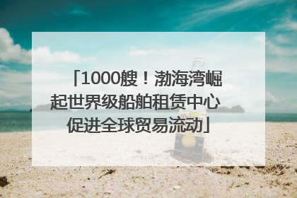 1000艘！渤海湾崛起世界级船舶租赁中心 促进全球贸易流动