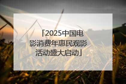 2025中国电影消费年惠民观影活动盛大启动