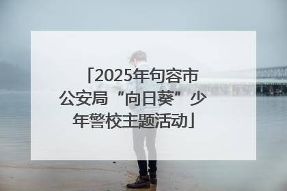 2025年句容市公安局“向日葵”少年警校主题活动