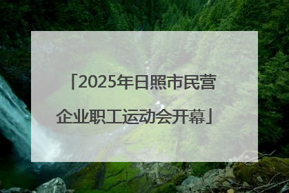 2025年日照市民营企业职工运动会开幕