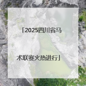2025四川省马术联赛火热进行