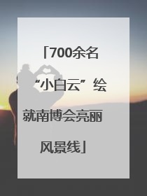 700余名“小白云”绘就南博会亮丽风景线
